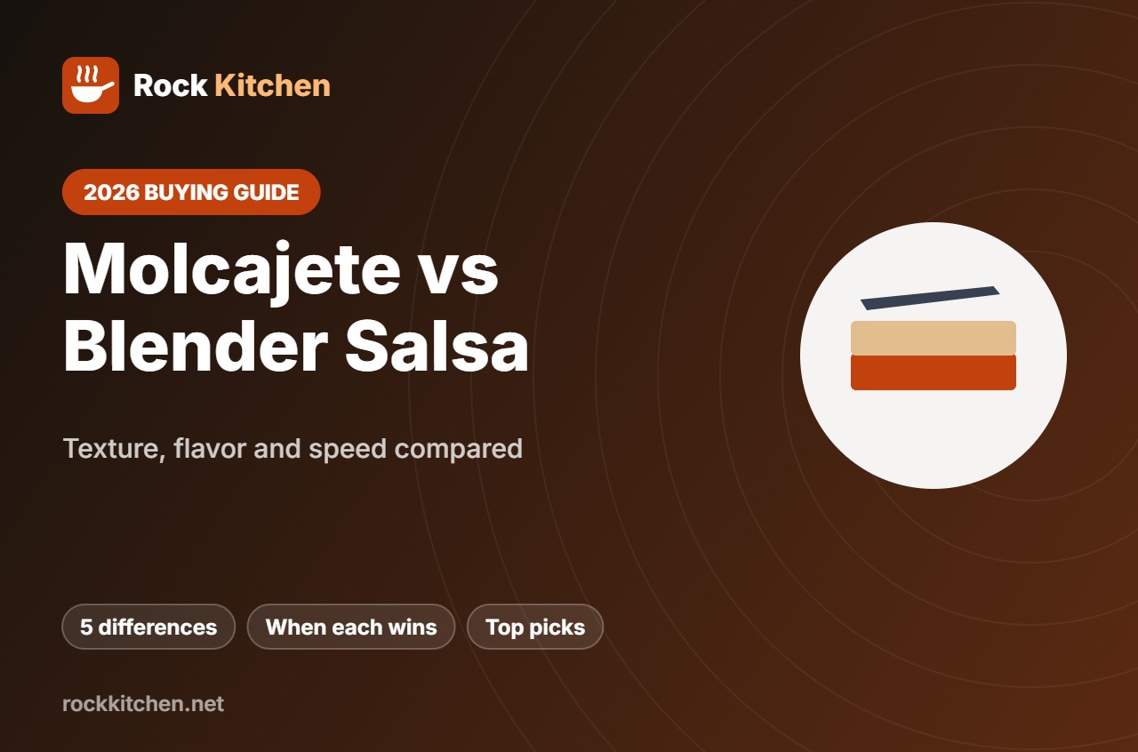 Molcajete vs Blender Salsa – Rock Kitchen buying guide