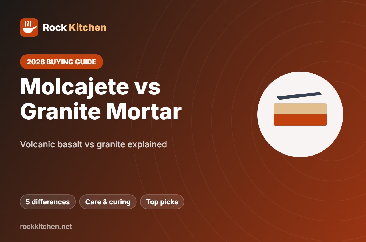 Molcajete vs Granite Mortar – Rock Kitchen buying guide