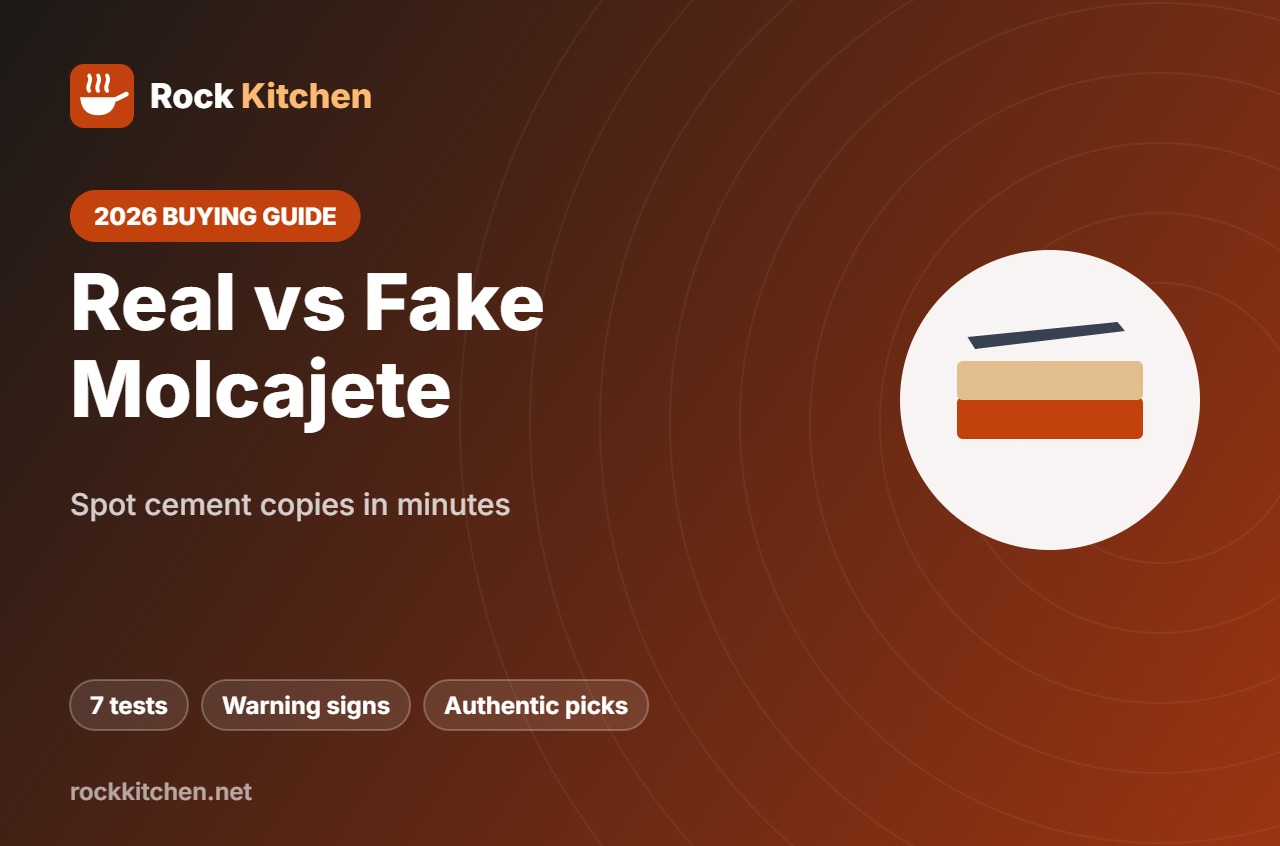 Real vs Fake Molcajete – Rock Kitchen buying guide