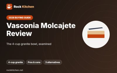 Vasconia Molcajete Review 2026: 4-Cup Granite Tested by 6,000 Buyers